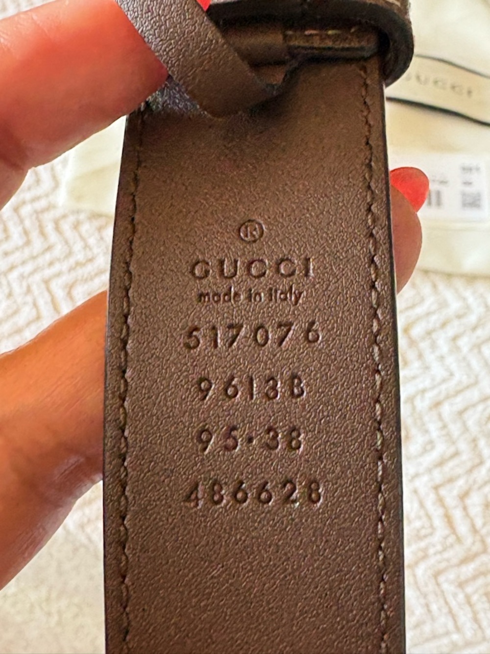 Gucci GG Supreme Canvas Ophidia Small belt Bag - Brown/Tan/Green-Red Stripe - Picture 14 of 15